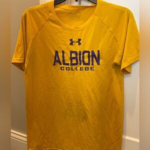 under armour albion college shirt
